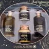 Savor et sens coffret infiniment truffe : sel, moutarde, huile d olive, vinaigre balsamique aux brisures et jus de truffe