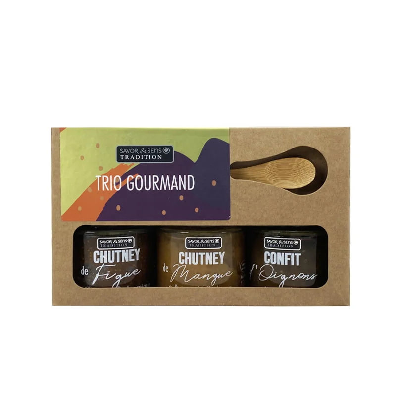Savor et sens Coffret Trio Gourmand spécial fêtes